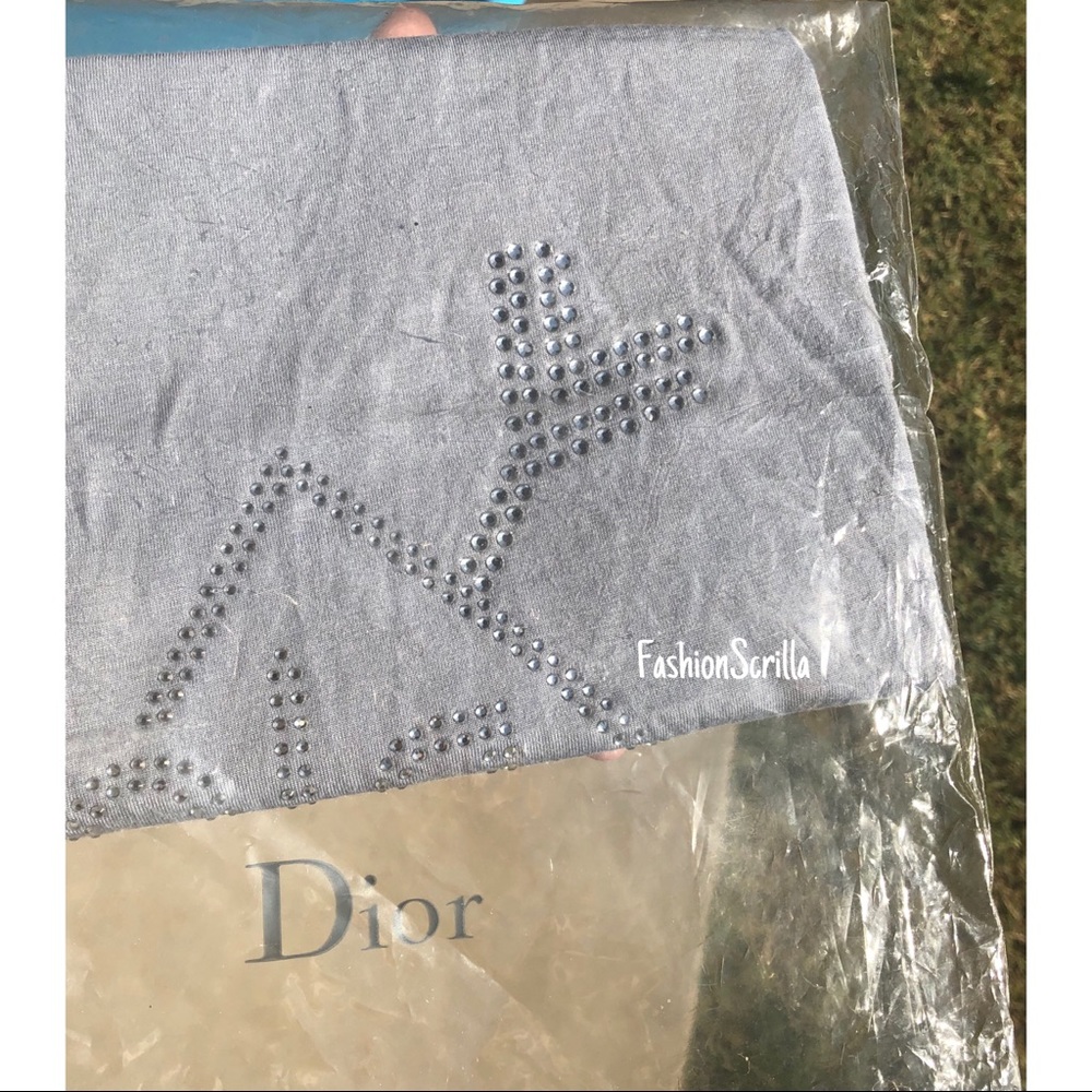 Christian Dior 2000s I heart Dior Cupid Arrow Diamanté Crystal Heart Tank Top - Picture 8 of 16
